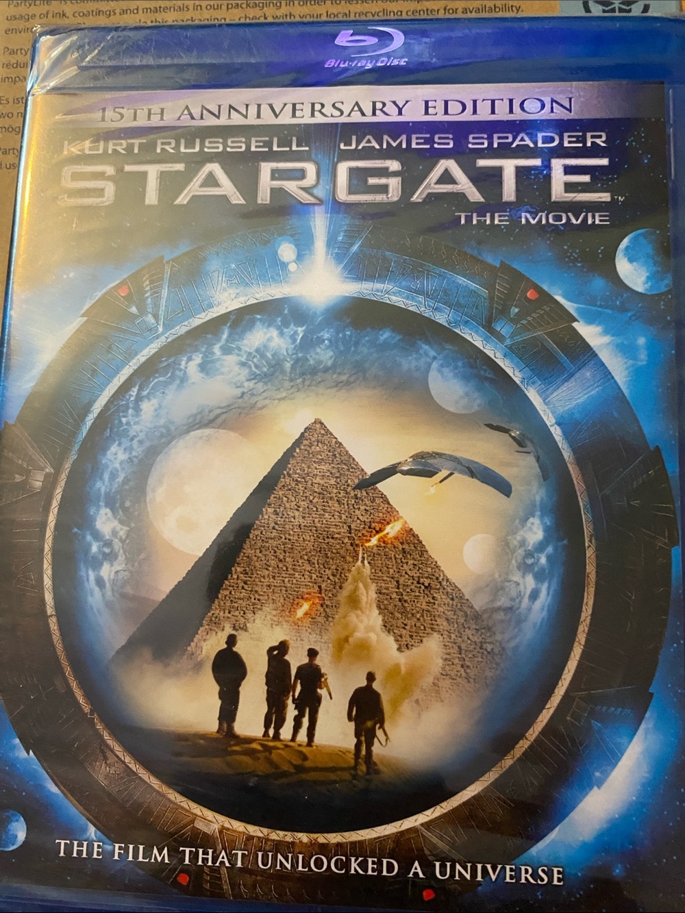 Stargate: 15th Anniversary Edition Blu-ray - Blue/Silver Cover